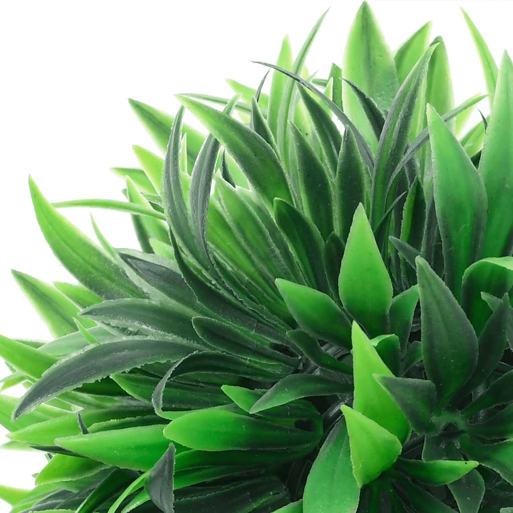 Artificial Boxwood Balls With Led Lights 2 Pcs Green