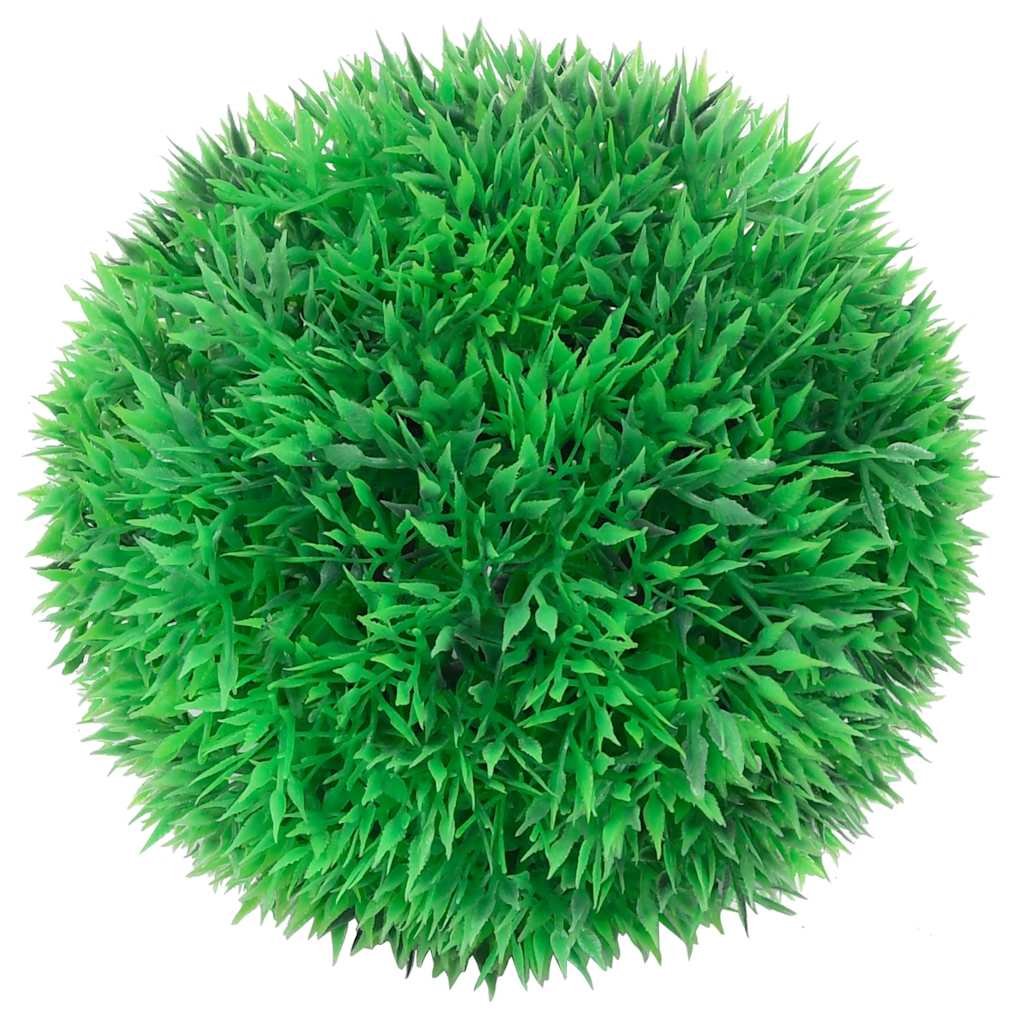 Artificial Boxwood Balls With Led Lights 4 Pcs Green