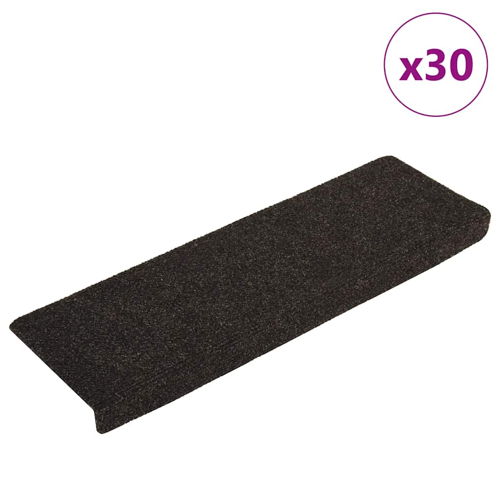 Stair Mats 5 Pcs Needle Punch 65X21X4 Cm