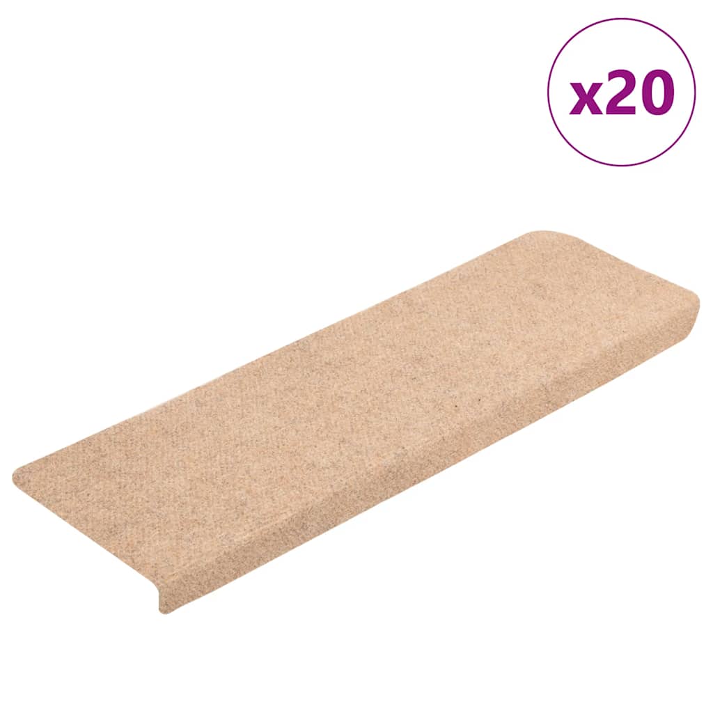Stair Mats 5 Pcs Needle Punch 65X21X4 Cm