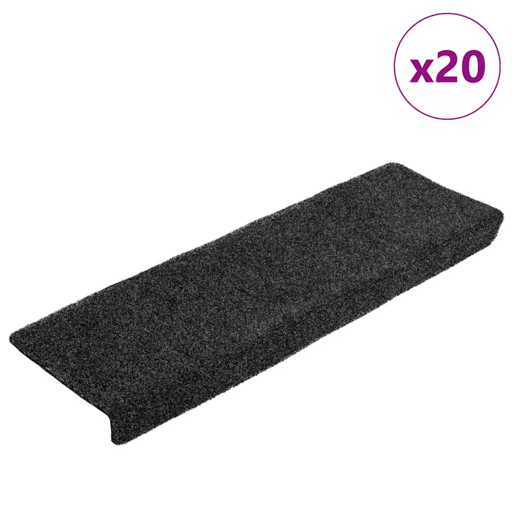 Stair Mats 5 Pcs Needle Punch 65X21X4 Cm