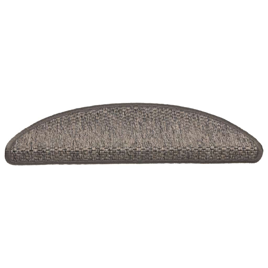 Stair Mats Self-Adhesive Sisal-Look 30 Pcs Brown Beige