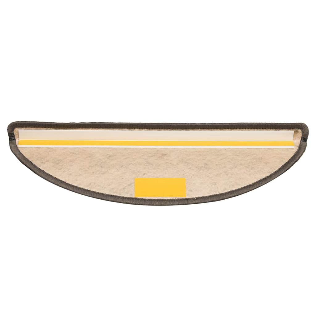 Stair Mats Self-Adhesive Sisal-Look 30 Pcs Brown Beige