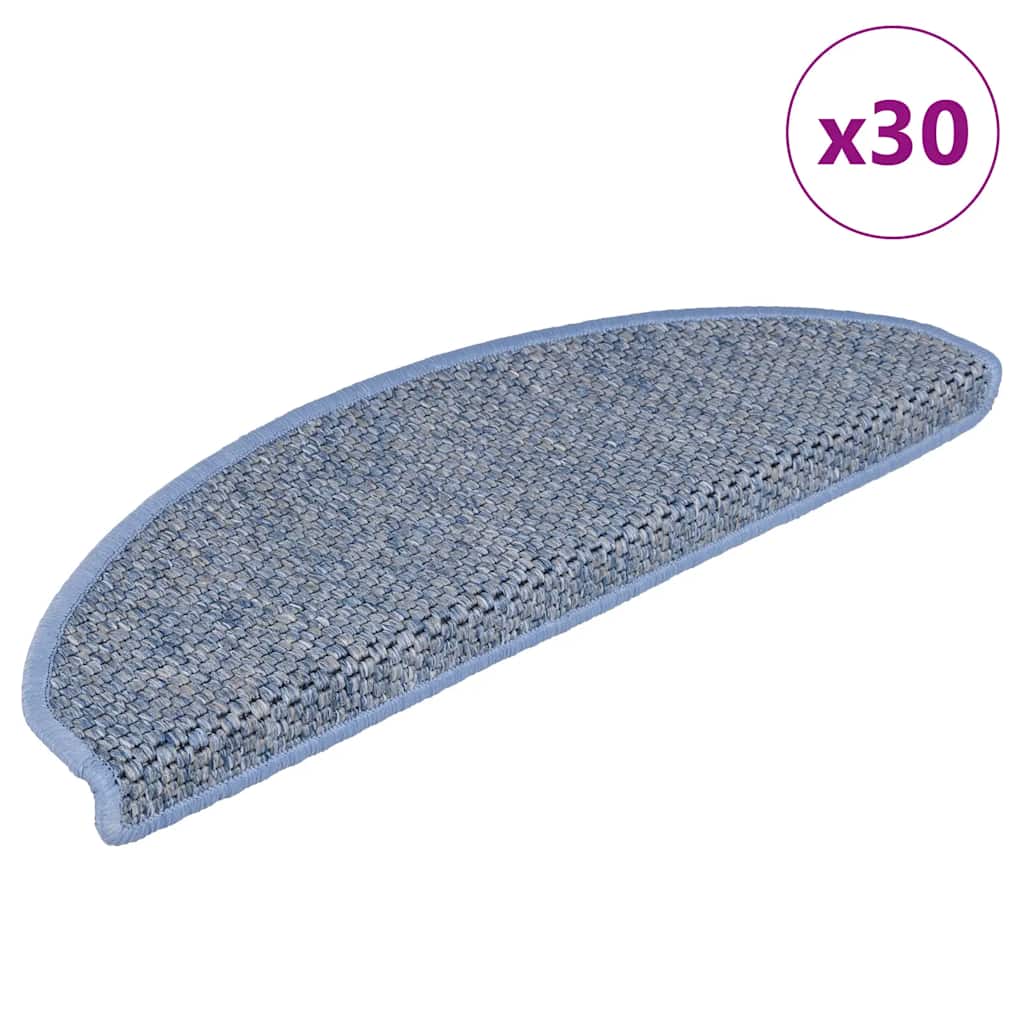 Stair Mats Self-Adhesive Sisal-Look 30 Pcs