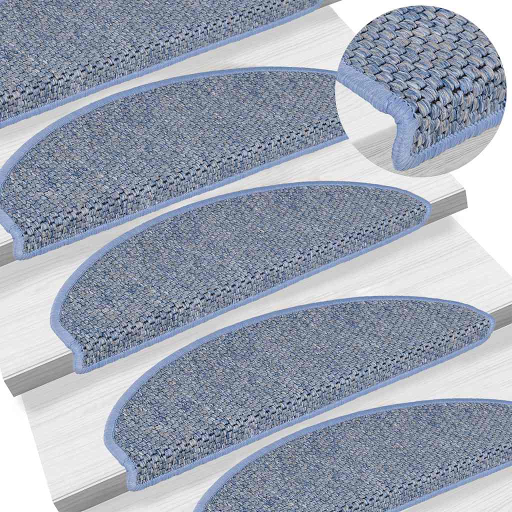 Stair Mats Self-Adhesive Sisal-Look 30 Pcs
