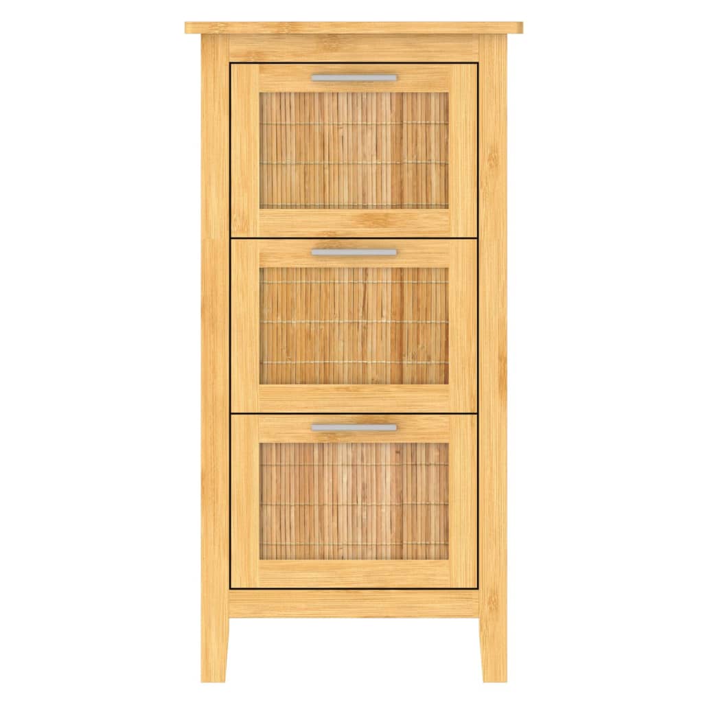Eisl Bathroom Cabinet With 3 Drawers Bamboo 30X42X82 Cm