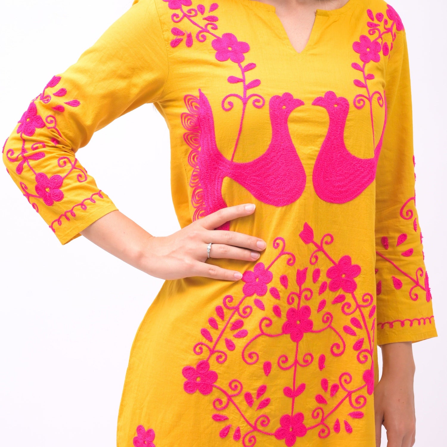 Bohemian Meditation Yellow Dress - Breathing Soul