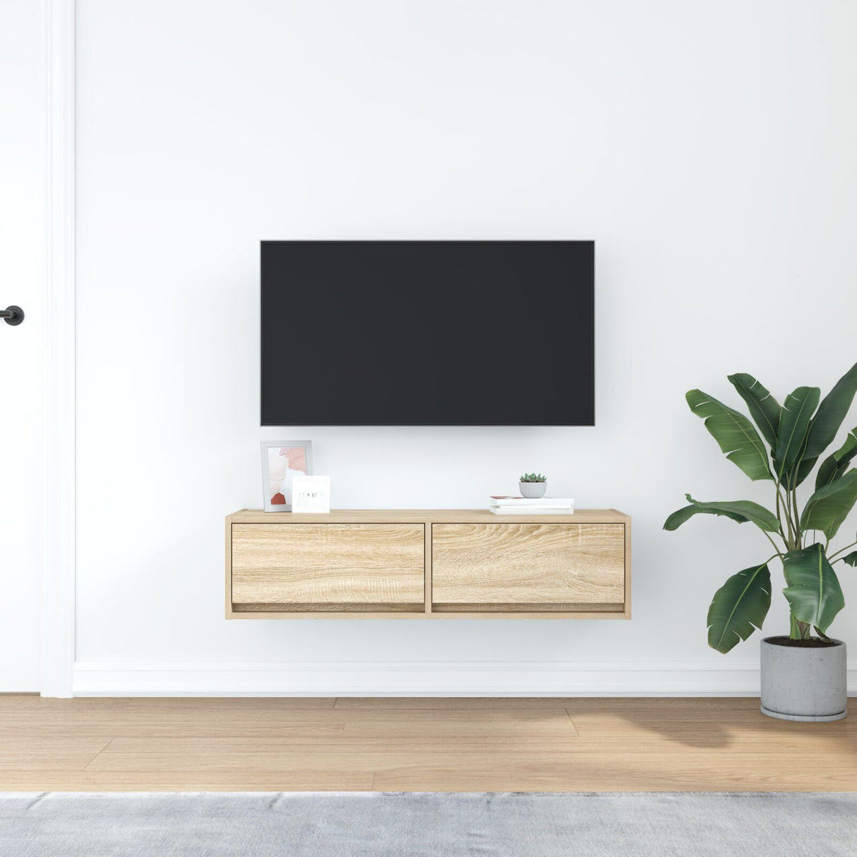 Tv Cabinet 100X31X25,5 Cm Engineered Wood