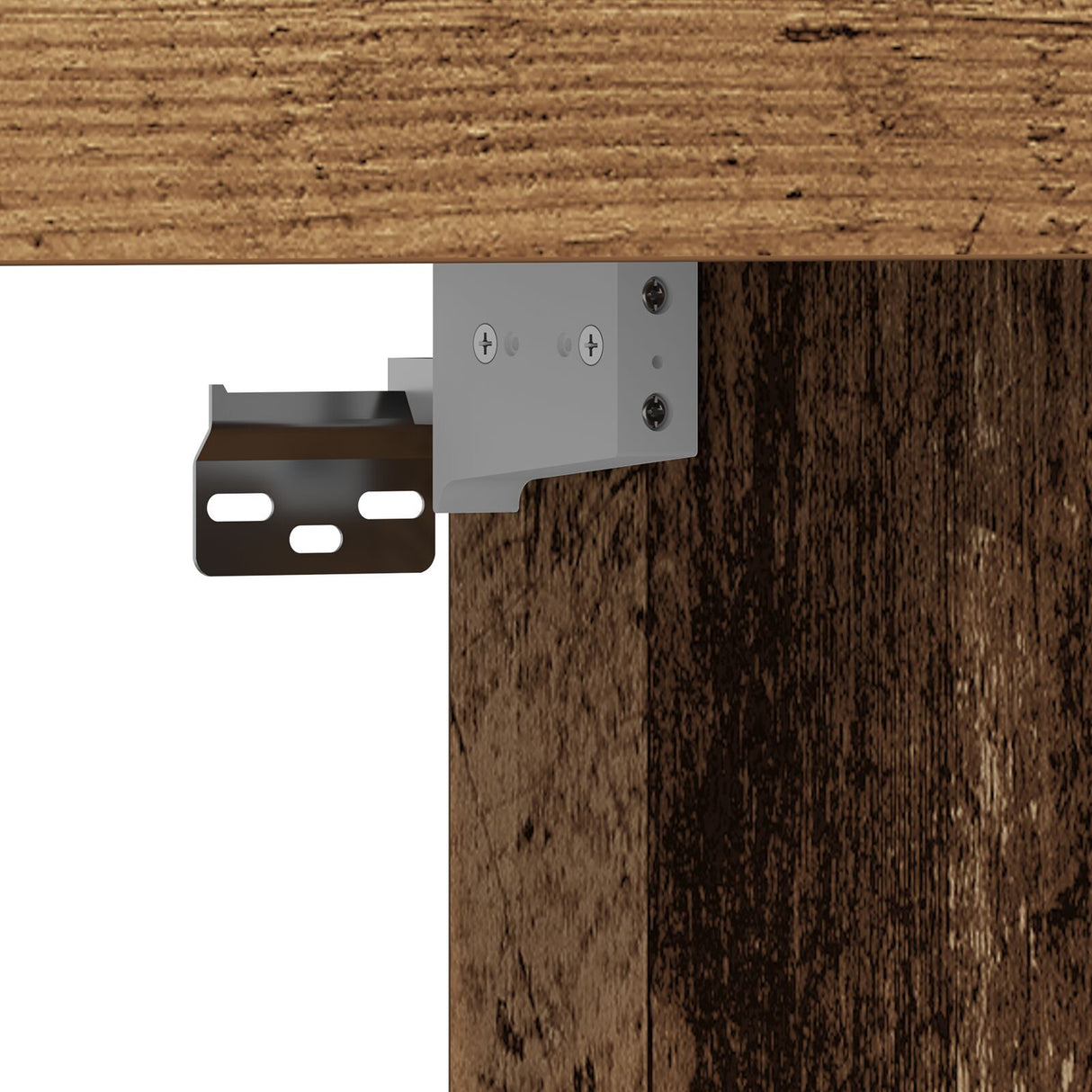 Tv Cabinet Wall-Mounted Old Wood 152X22X113 Cm