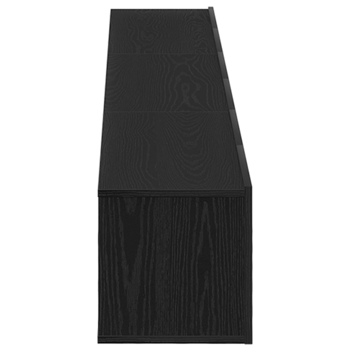 3 Piece Tv Cabinet Set Black Engineered Wood