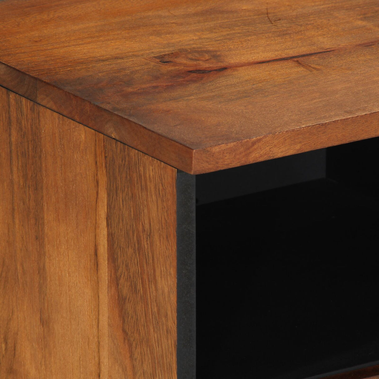 Tv Cabinet 70X33X46 Cm Solid Wood Mango