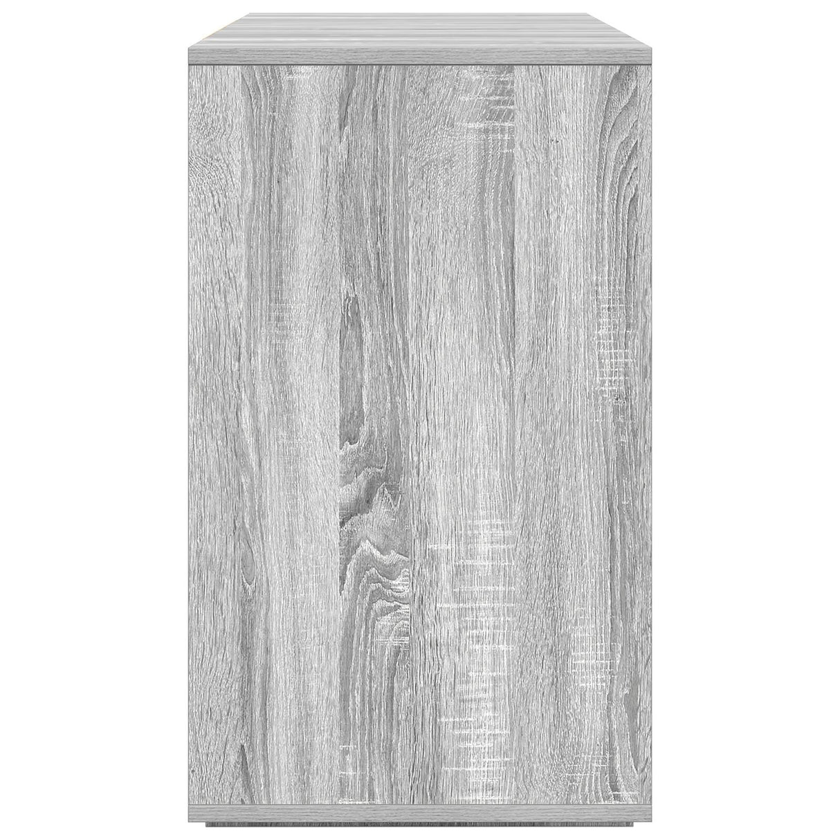 Grey Sideboard Engineered Wood 135 X 41 X 75 Cm