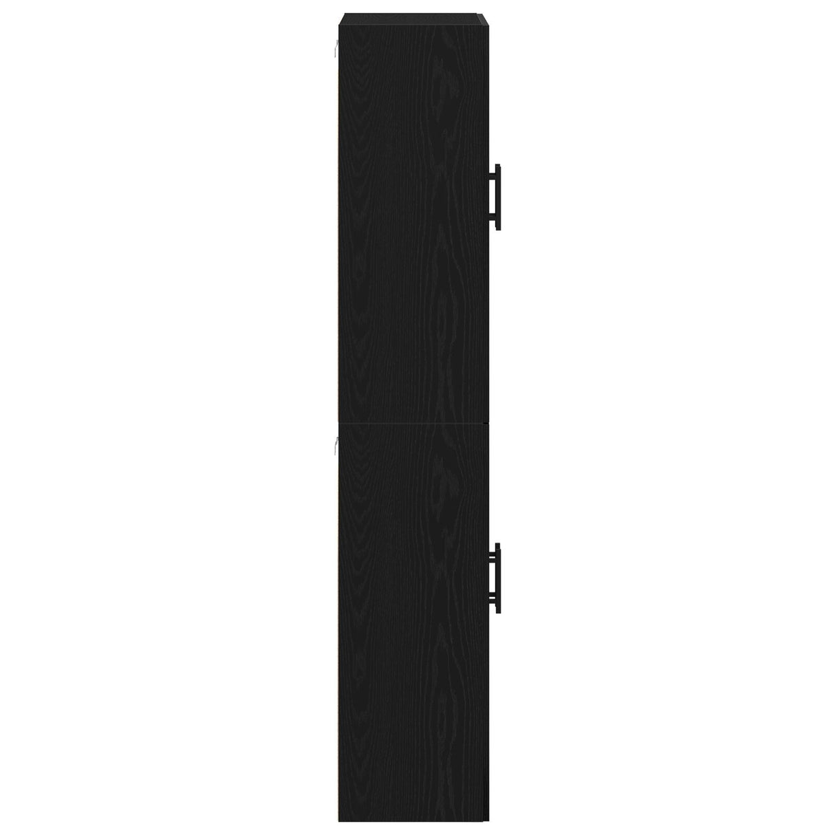 Cabinets 2 Pcs Black Oak 69,5X34X180 Cm Engineered Wood