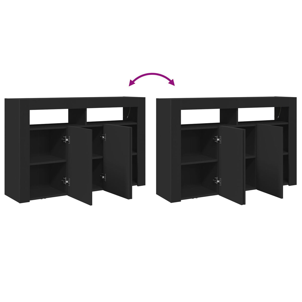 Sideboard Engineered Wood 116 X 30 X 75 Cm Sideboard