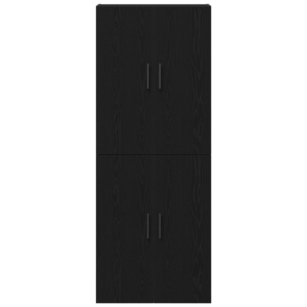 Cabinets 2 Pcs Black Oak 69,5X34X180 Cm Engineered Wood