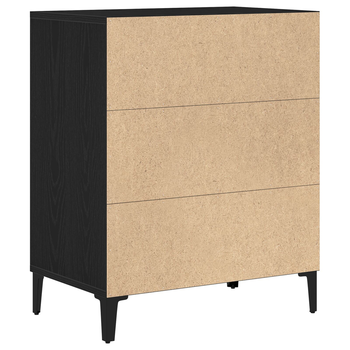 Black Oak Sideboard - 57X35X70 Cm, Engineered Wood