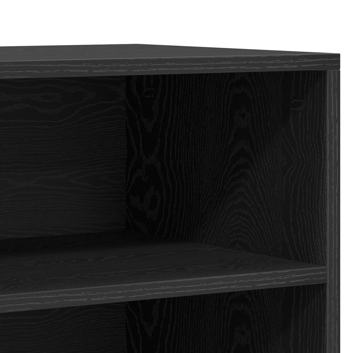 Black Oak Sideboard, 57X35X70 Cm, Made From Engineered Wood
