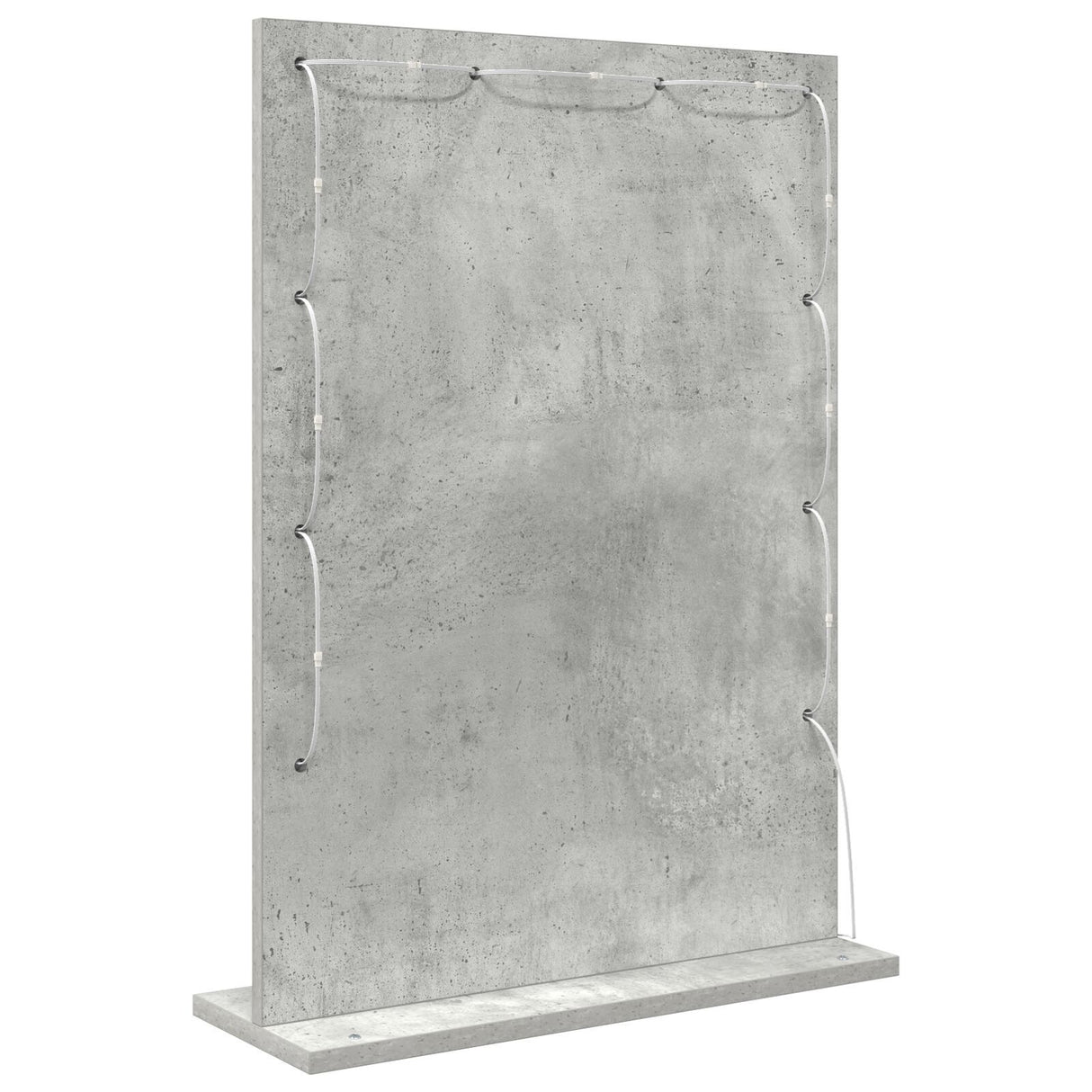 Vanity Mirror Concrete Grey Concrete 70 X 50 X 18 Cm Mirror