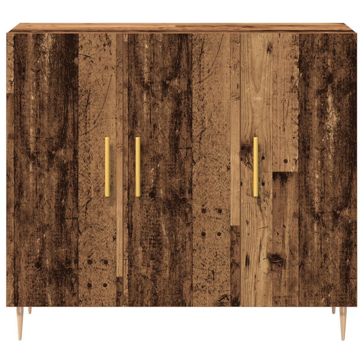 Sideboard In Old Wood, 90X34X80 Cm, Made Of Engineered Wood