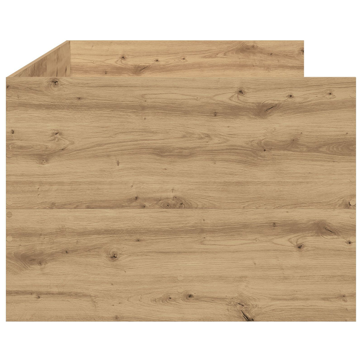 Daybed Artisan Oak Engineered Wood 90 X 190 Cm Durable Daybed