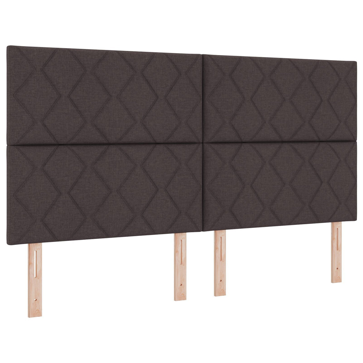 Bed Frame - Dark Brown, 180X200 Cm, Fabric