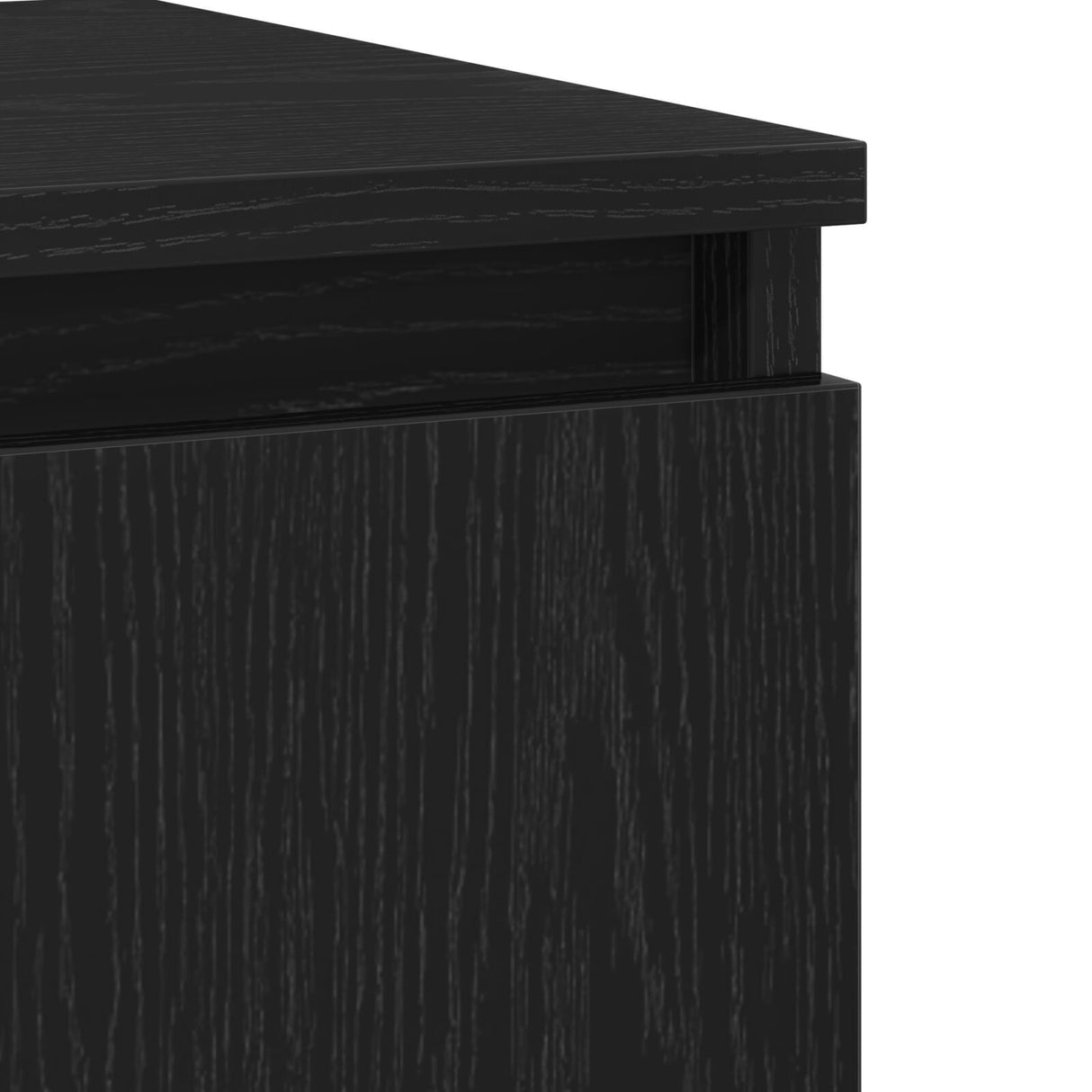 Sideboard Black Oak 60X35X70 Cm Engineered Wood