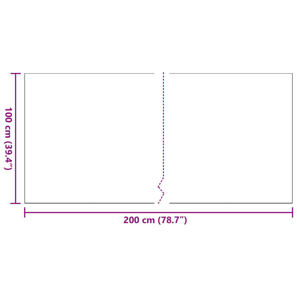 Fake Grass Black 1X2 M 40 Mm