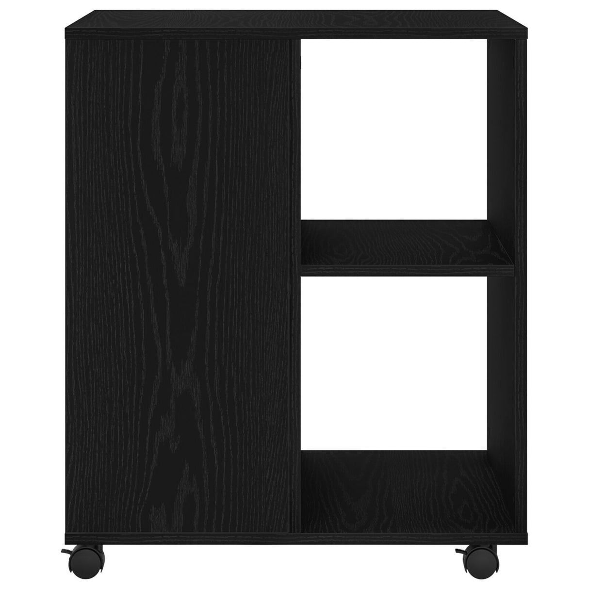 Storage Cabinet Black Oak 60X53X72,5 Cm Engineered Wood
