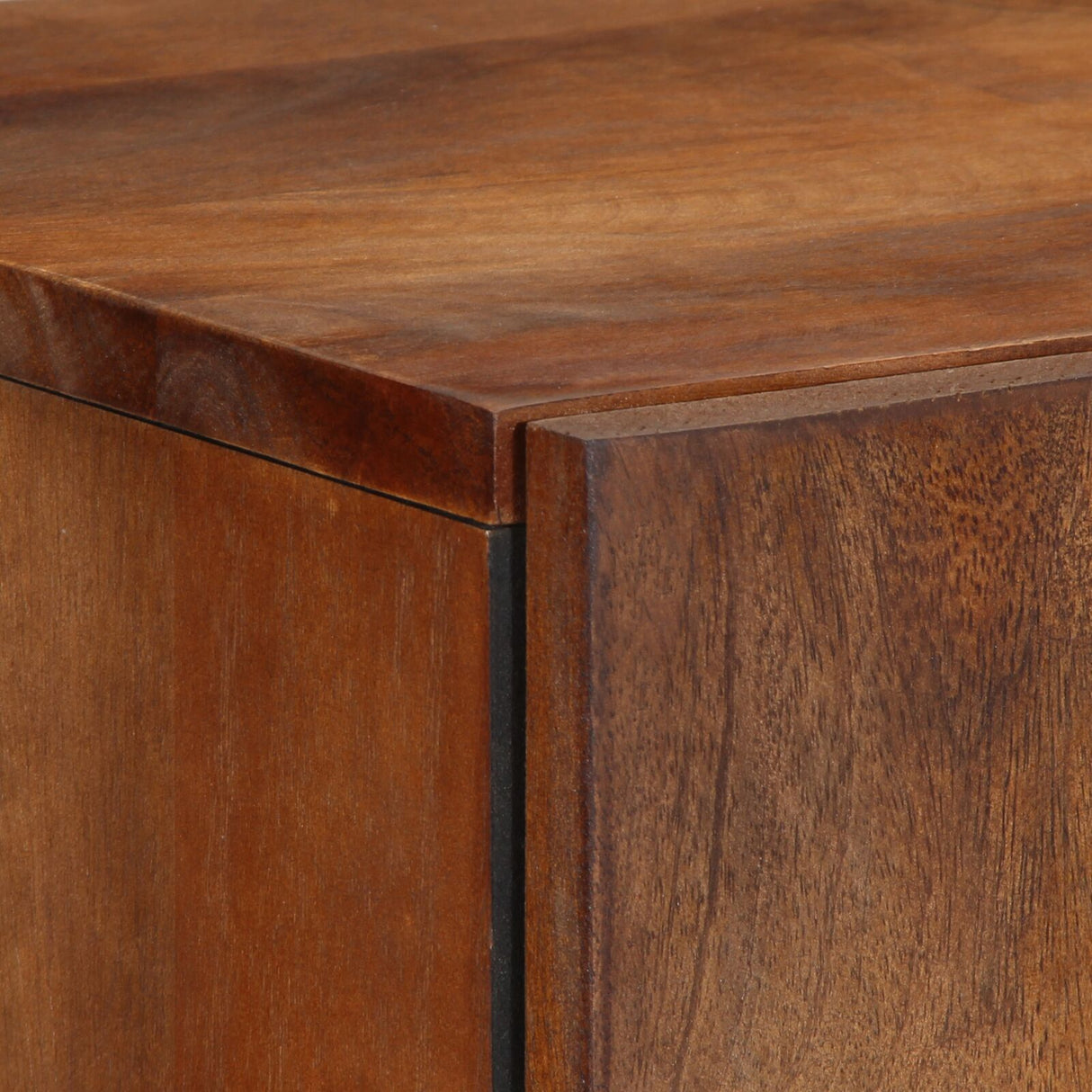 Highboard 60X33X100 Cm Solid Wood Mango