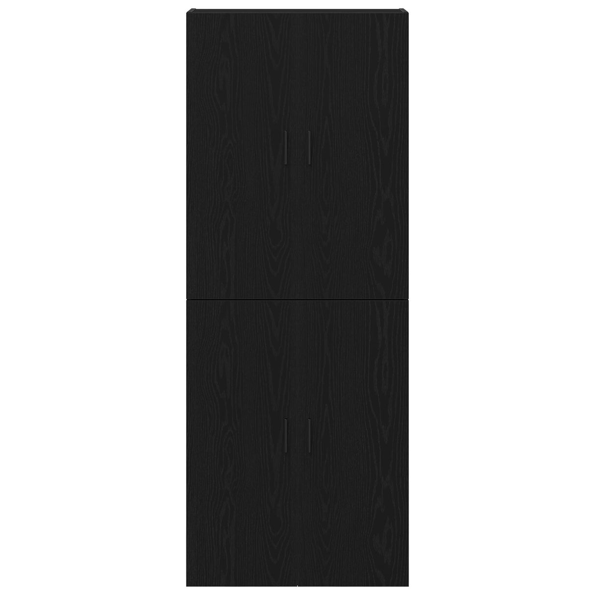 Cabinets 2 Pcs Black Oak 69,5X34X180 Cm Engineered Wood