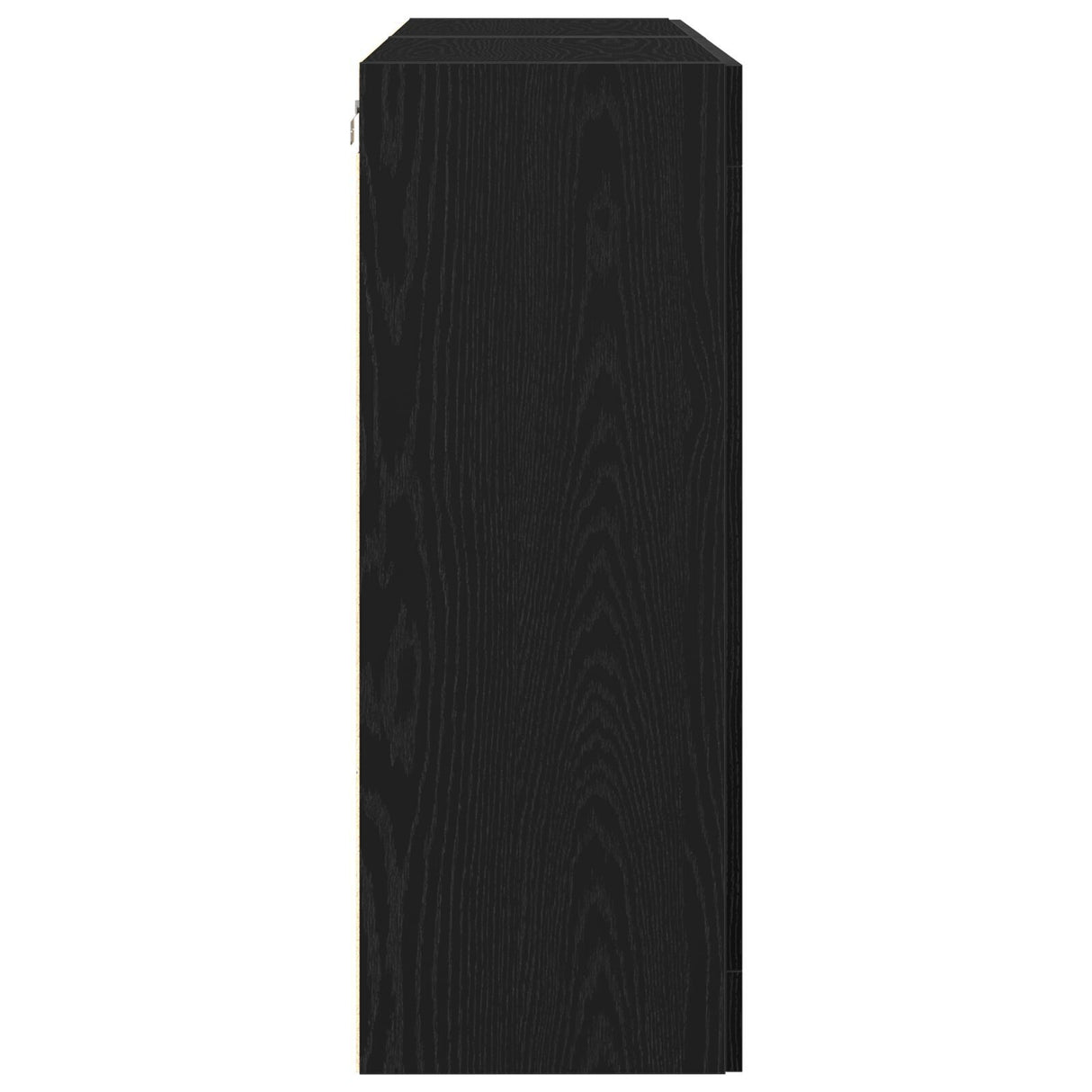 Wall Mounted Cabinets 2 Pcs Black Oak 69,5X34X90 Cm Engineered Wood