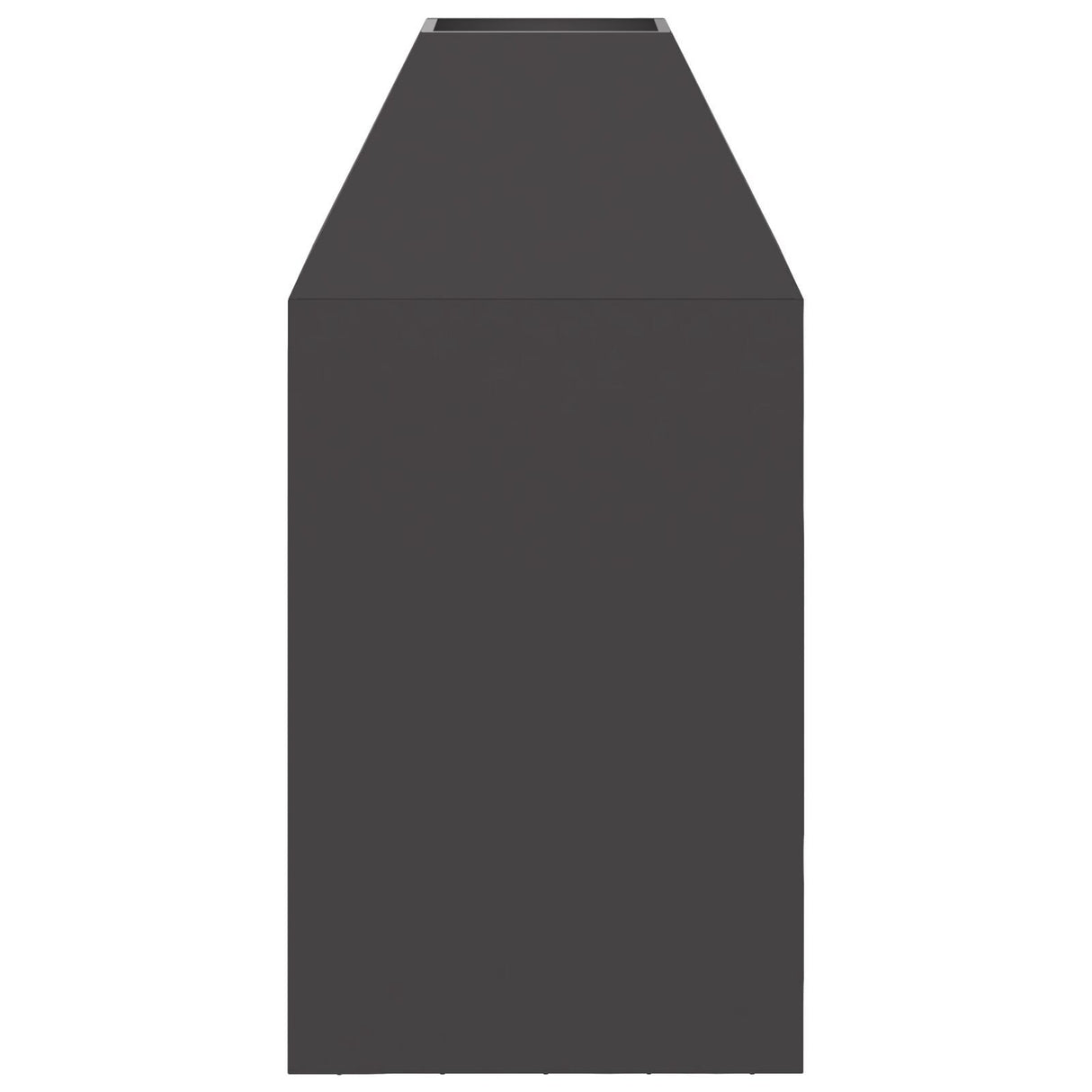 Fire Pit Black 50X50X100 Cm Steel