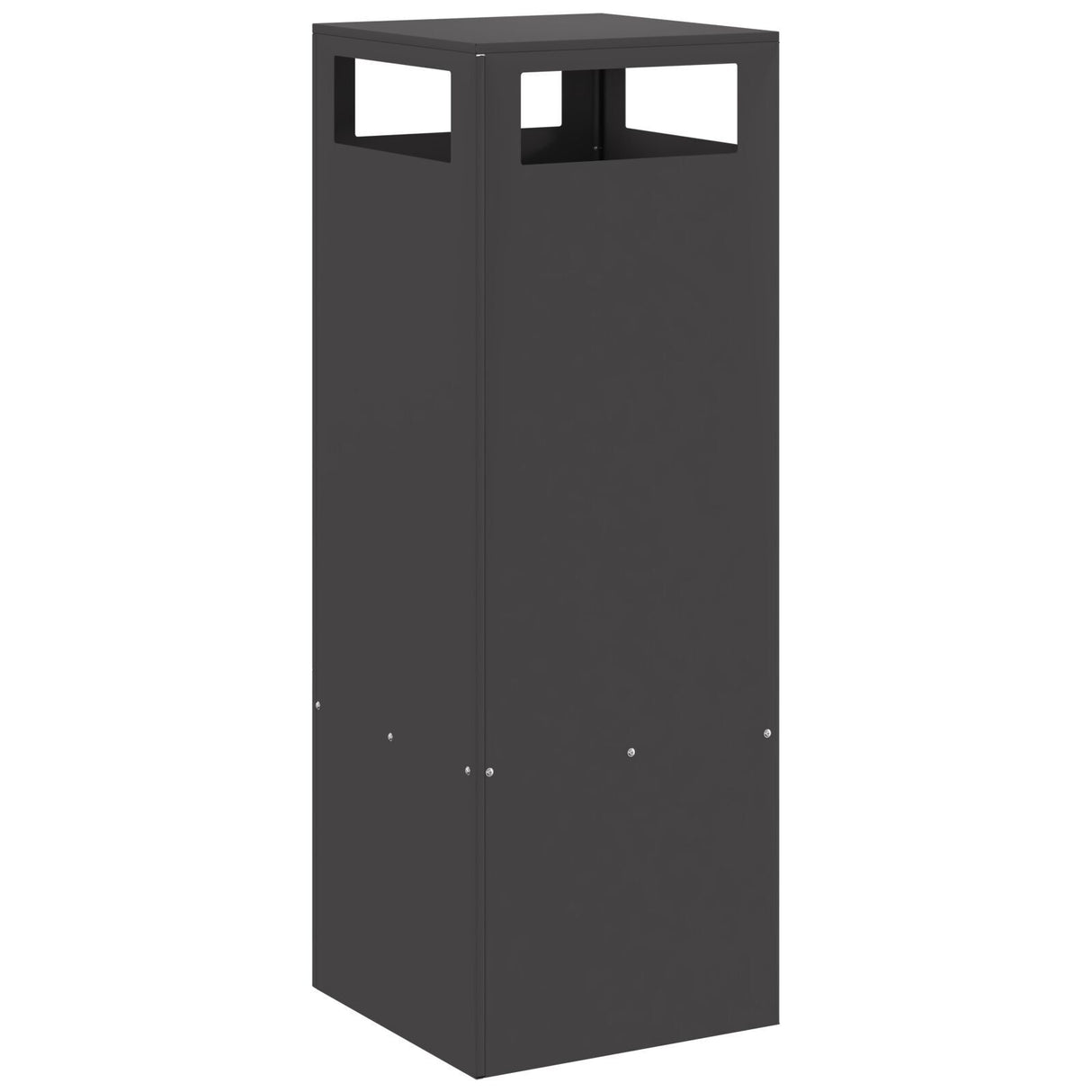 Fire Pit Square Black Steel