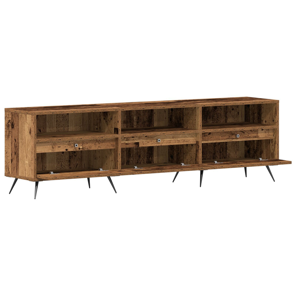 Tv Cabinet Old Wood 150X30X44,5 Cm Engineered Wood