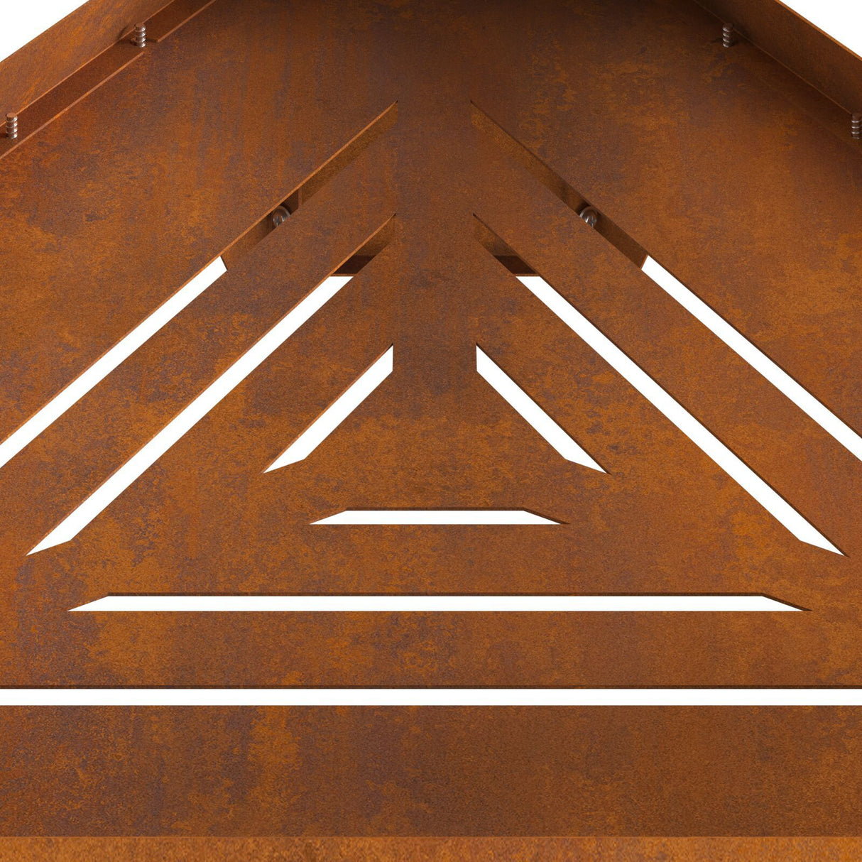 Fire Pit With Chimney 50X43X52 Cm Weathering Steel