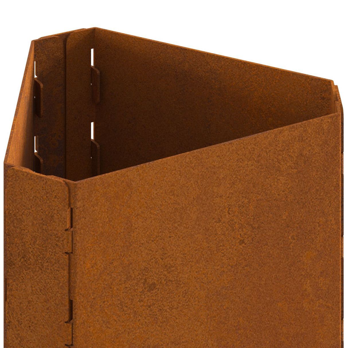 Fire Pit With Chimney 50X43X52 Cm Weathering Steel