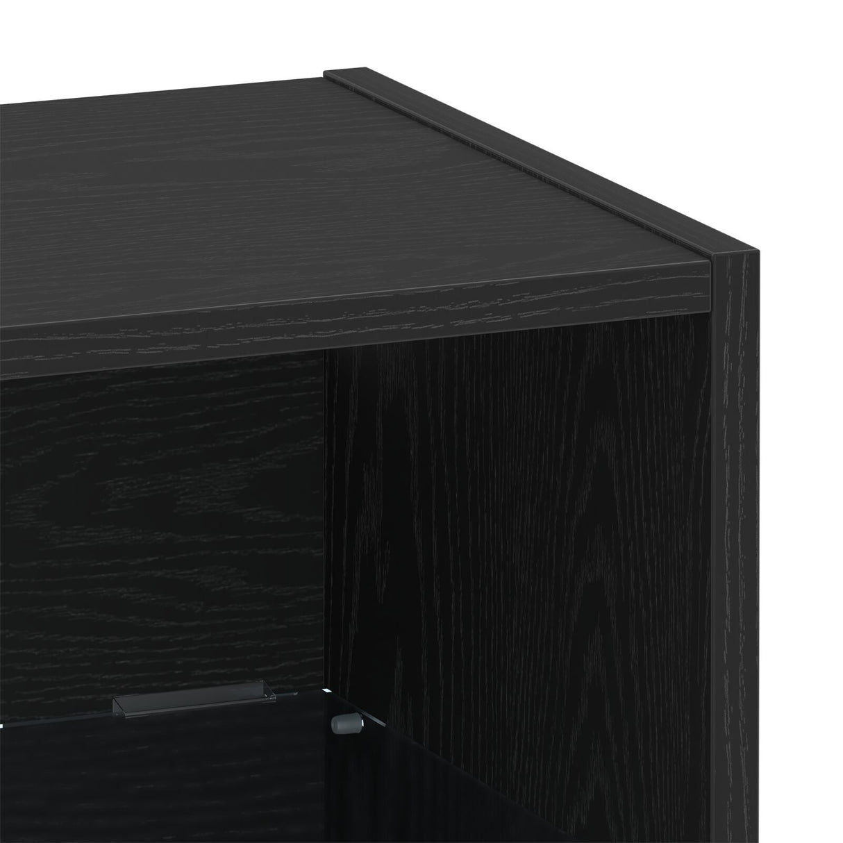 Floating Shelf Black Oak 40X28,5X40 Cm Engineered Wood