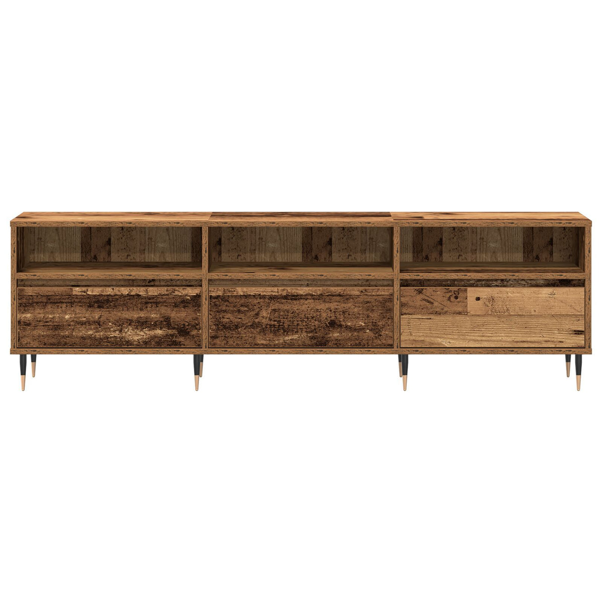 Tv Cabinet Old Wood 150X30X44.5 Cm Engineered Wood