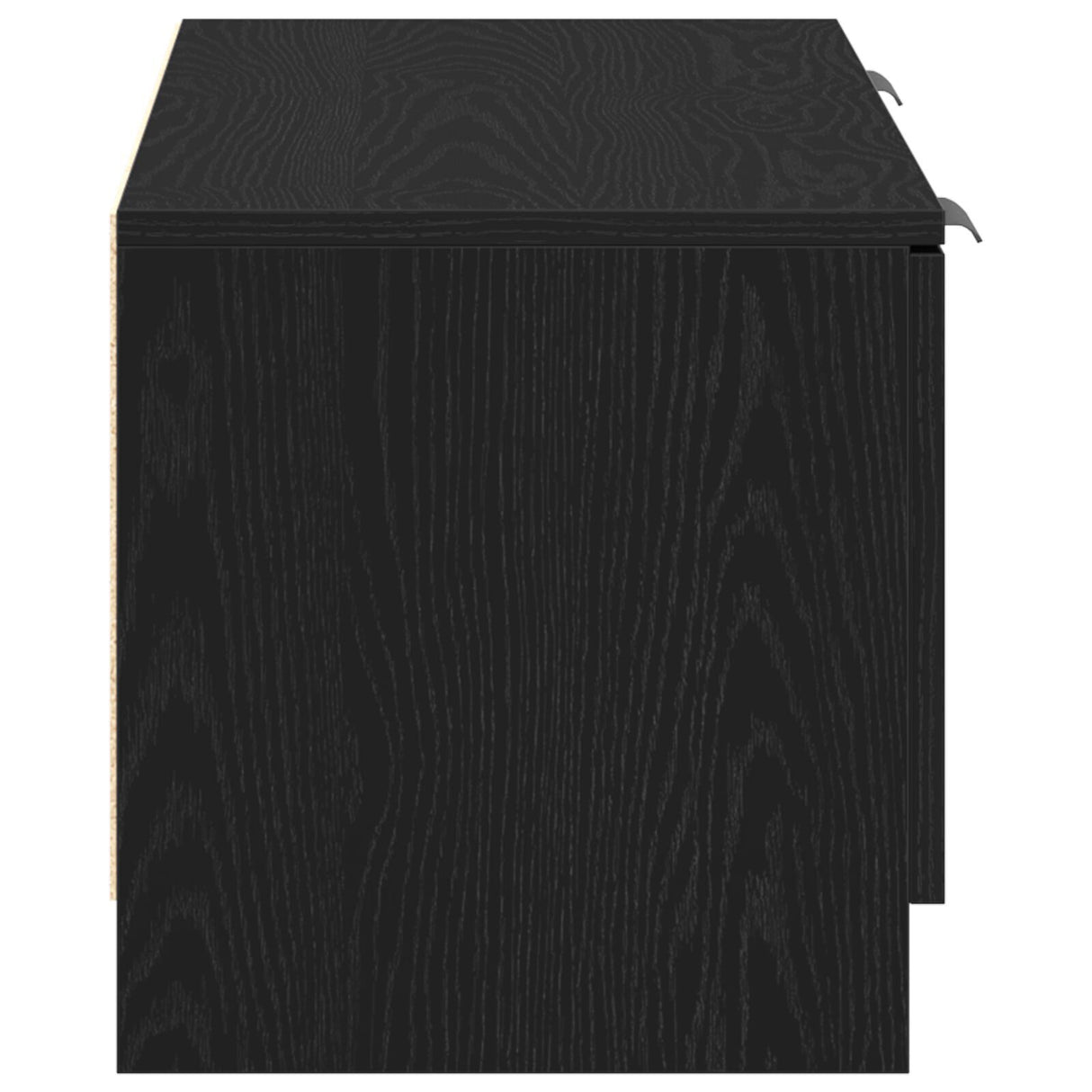 Tv Cabinet Black Oak 102X35X36,5 Cm Engineered Wood