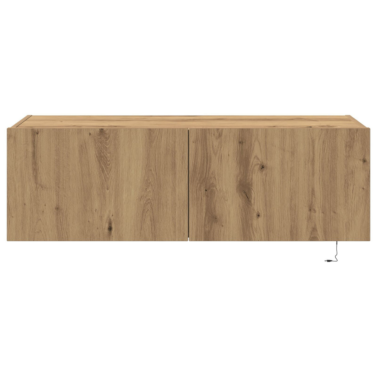 Tv Wall Cabinet With Led Lights Artisan Oak 100X35X31 Cm
