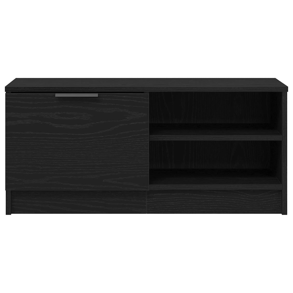 Tv Cabinet 2 Pcs Black Oak 80X35X36,5 Cm Engineered Wood