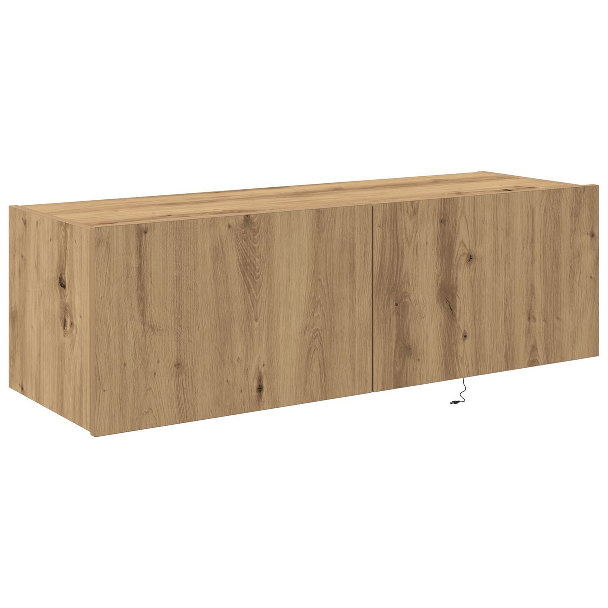Tv Wall Cabinet With Led Lights Artisan Oak 100X35X31 Cm