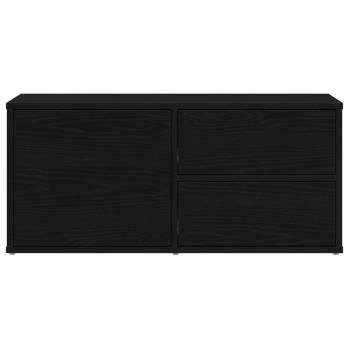 Tv Stand - Artisan Oak, 80X34X35.5 Cm, Made From Engineered Wood