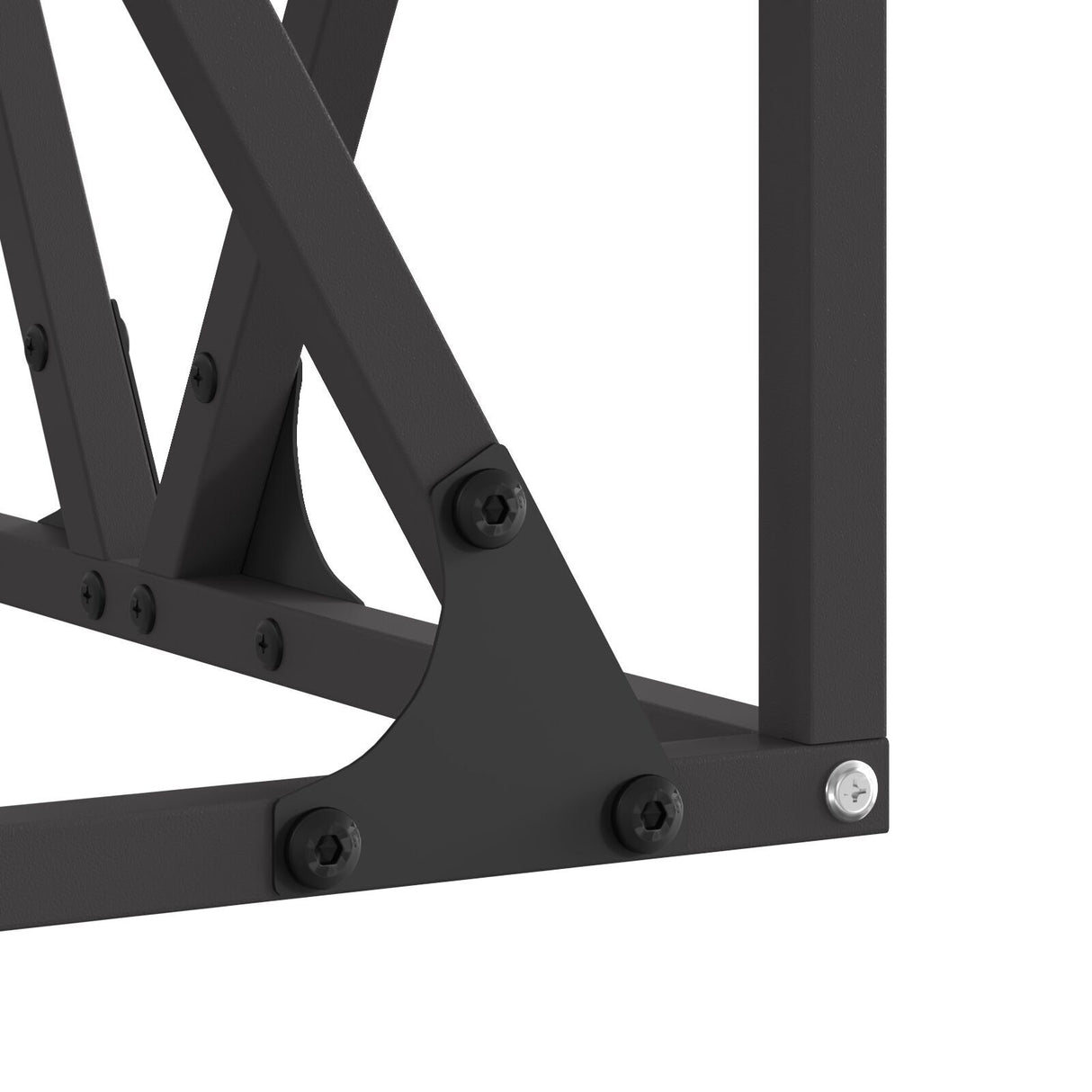 Fire Pit Square Black Steel