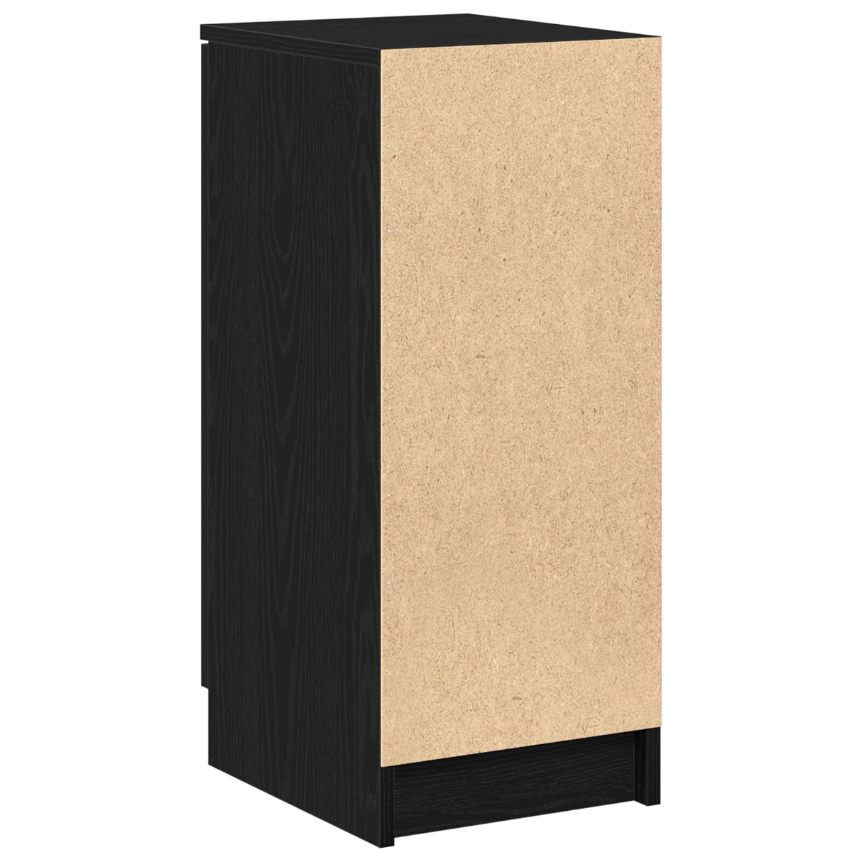 Shoe Cabinet Black Oak 30X35X70 Cm Engineered Wood