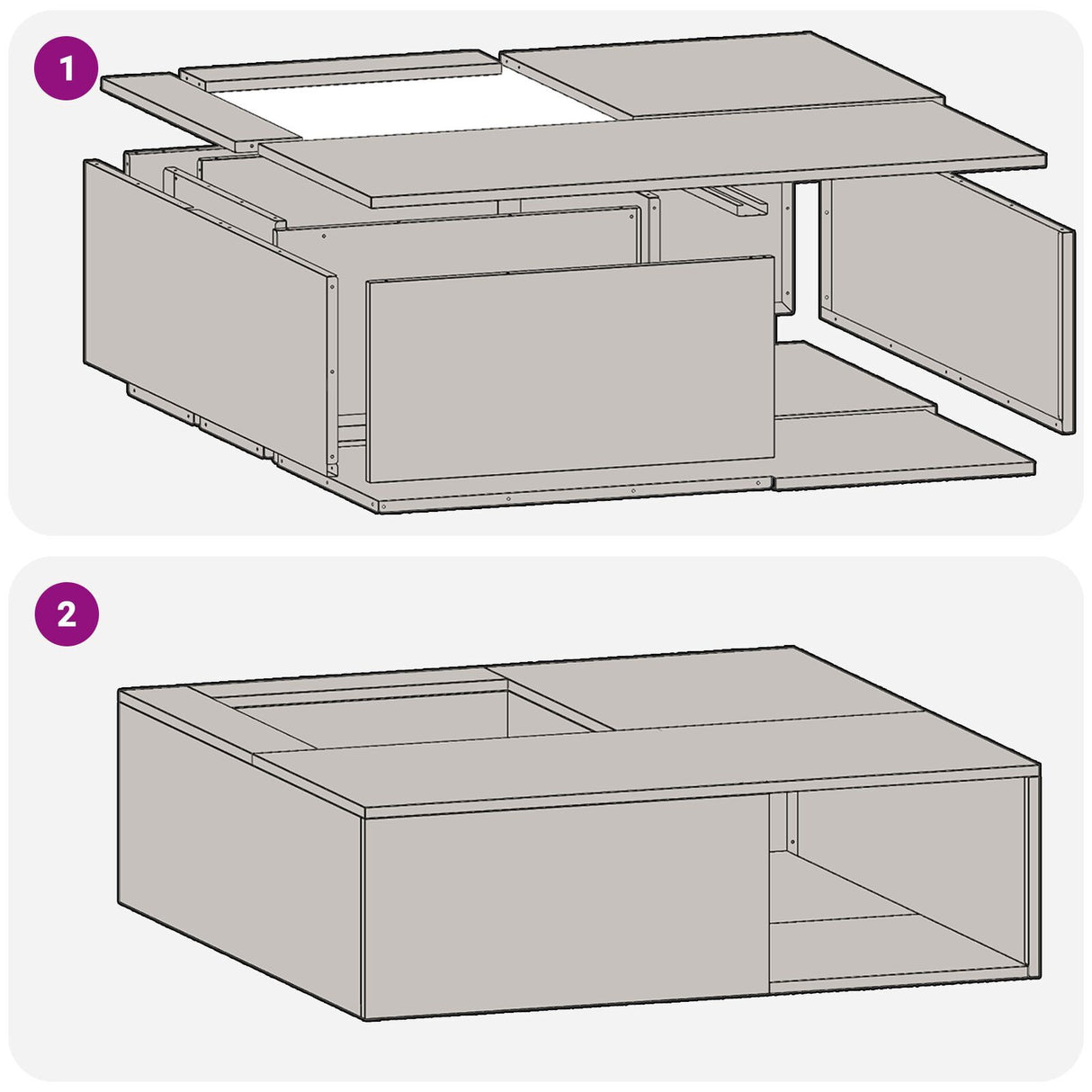 Fire Pit With Log Storage Black 100X100X30 Cm Steel