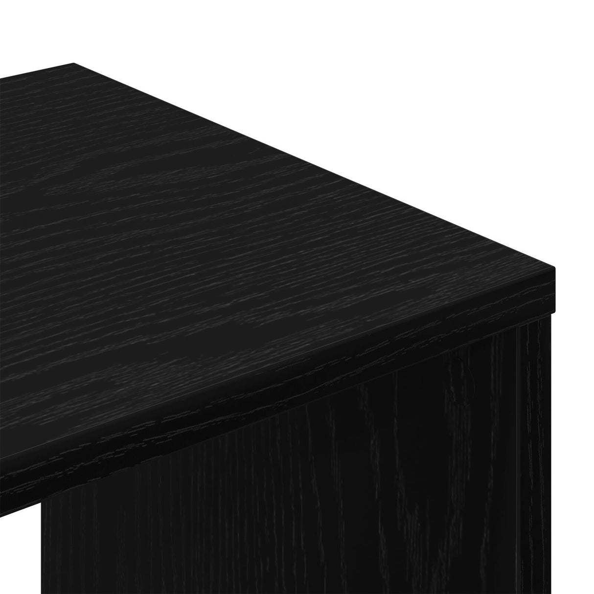 Tv Cabinets 2 Pcs Black Oak 100X30X30 Cm Engineered Wood