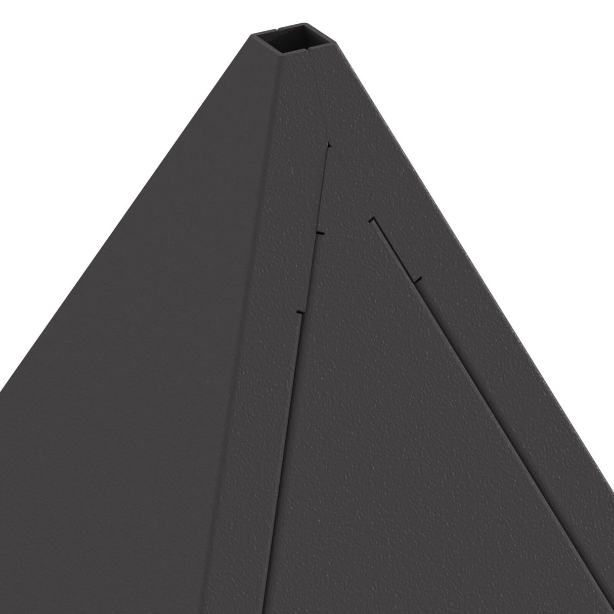 Fire Pit Pyramid Black 50X50X51 Cm Steel