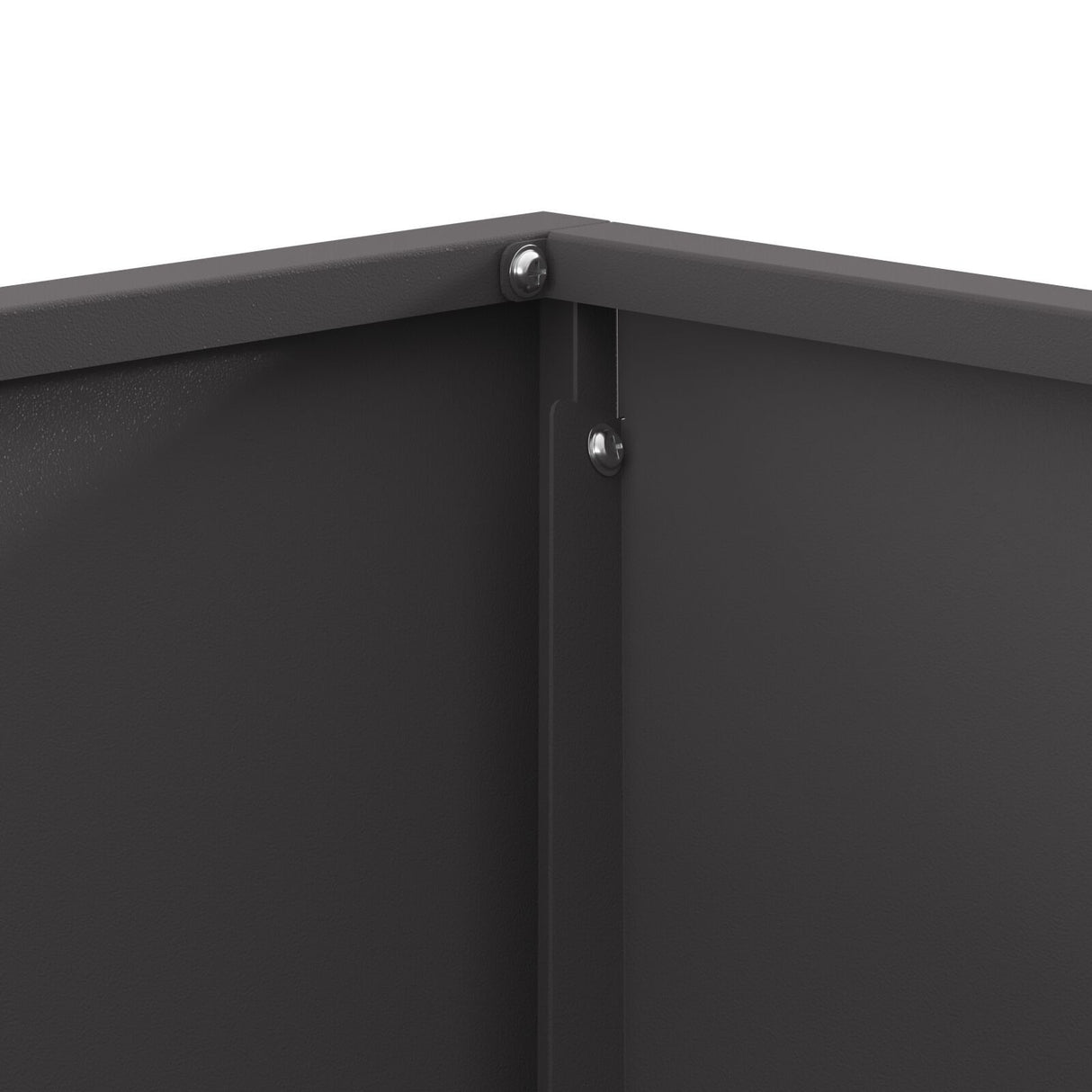 Fire Pit Square Black Steel