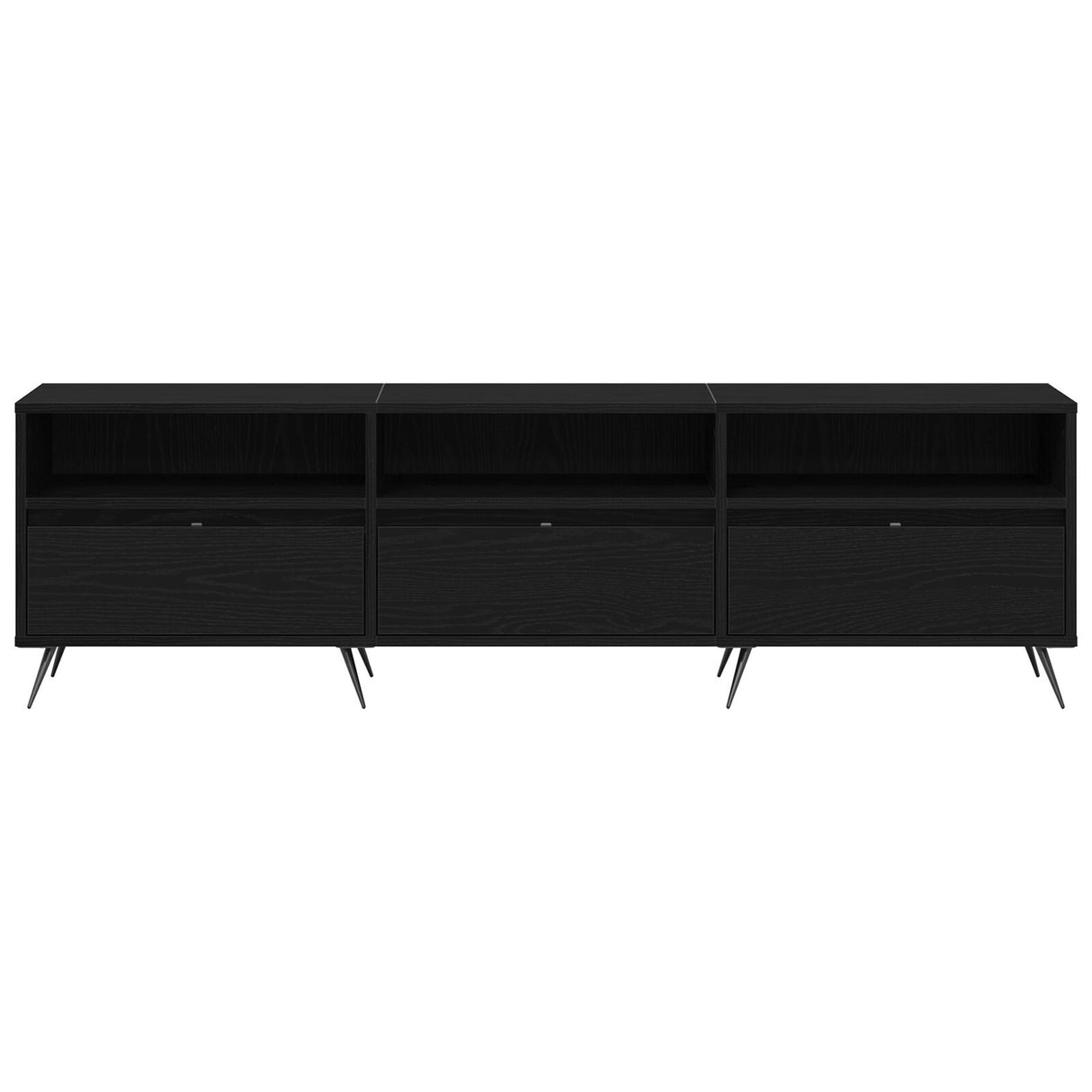 Tv Cabinet Black 150X30X44,5 Cm Engineered Wood